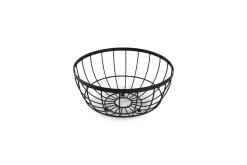 ohgreen Servies|Draadmand 25xH13cm zwart Cluster