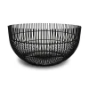 ohgreen Servies|Draadmand 25xh12cm zwart iris
