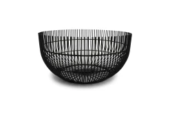 ohgreen Servies|Draadmand 25xh12cm zwart iris