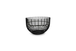 ohgreen Servies|Draadmand 15xh9,5cm zwart iris
