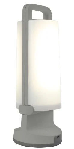 ohgreen Verlichting|Ecocheques|Dragonfly solar tafellamp zilver grijs led 1.2w