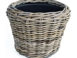 ohgreen Manden|Drypot rotan grijs rond