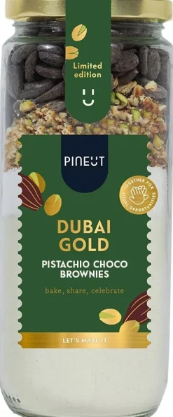 ohgreen Feesttafel|Dubai gold browniemix