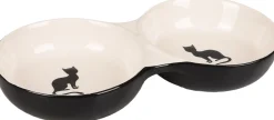 ohgreen Eet-En Drinkpotten|Eet- en drinkpot combo nala zwart & wit