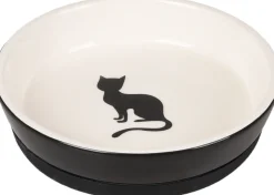 ohgreen Eet-En Drinkpotten|Eet- en drinkpot nala rond zwart & wit