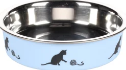 ohgreen Eet-En Drinkpotten|Eetpot kat kena blauw 11,5cm 160ml