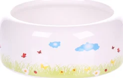 ohgreen Andere|Eetpot knaagdier kiki keramisch rond wit m 11,5x11,5x4,5cm 275ml