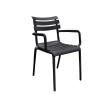 ohgreen Tuinmeubelen|Effie armstoel zwart