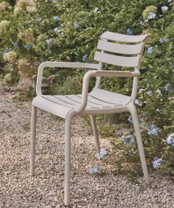 ohgreen Tuinmeubelen|Effie armstoel zwart