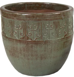 ohgreen Aardewerk|Egg pot geglazuurd d55h50