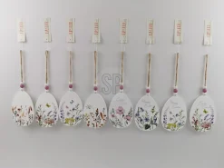 ohgreen Sfeermakers|Ei hangdeco hout 12 cm 8 ass