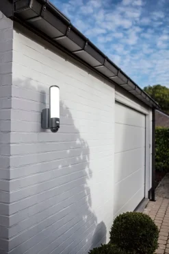 ohgreen Verlichting|Ecocheques|Elara led wandlamp met camera en sensor donkergrijs