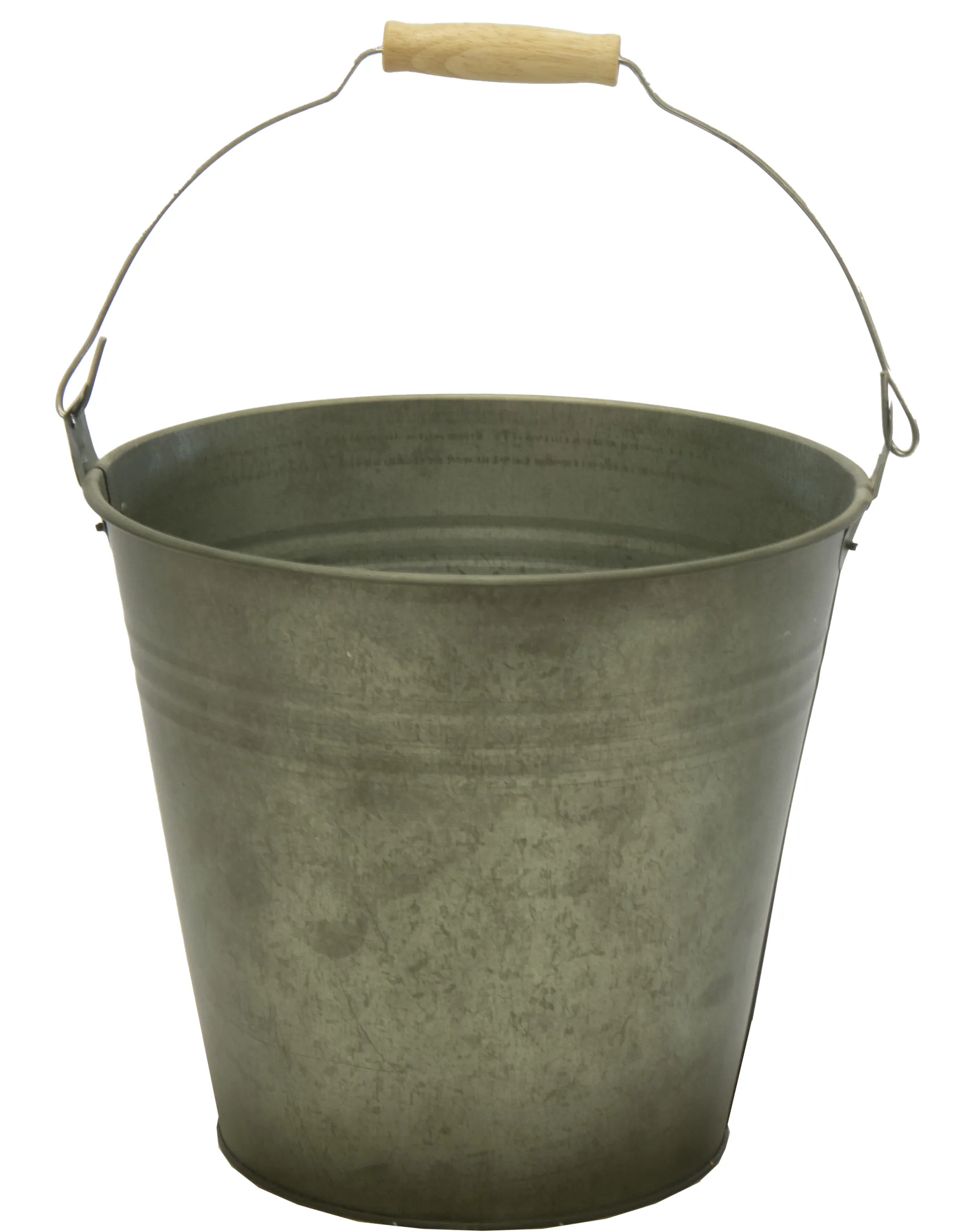 ohgreen Metaal|Emmer zink vintage groen d30h29