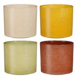 ohgreen Potten En Vazen|Herfst|Era pot rond jute- h12,5xd13,5