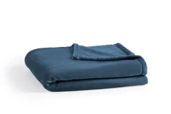 ohgreen Accessoires En Onderhoud|FLOCON THROW 130x180 Fjord (dark blue) Polaire