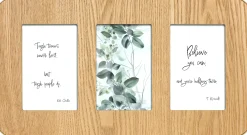 ohgreen Sfeermakers|Fotocollage breda natuur/goud 42x23 cm