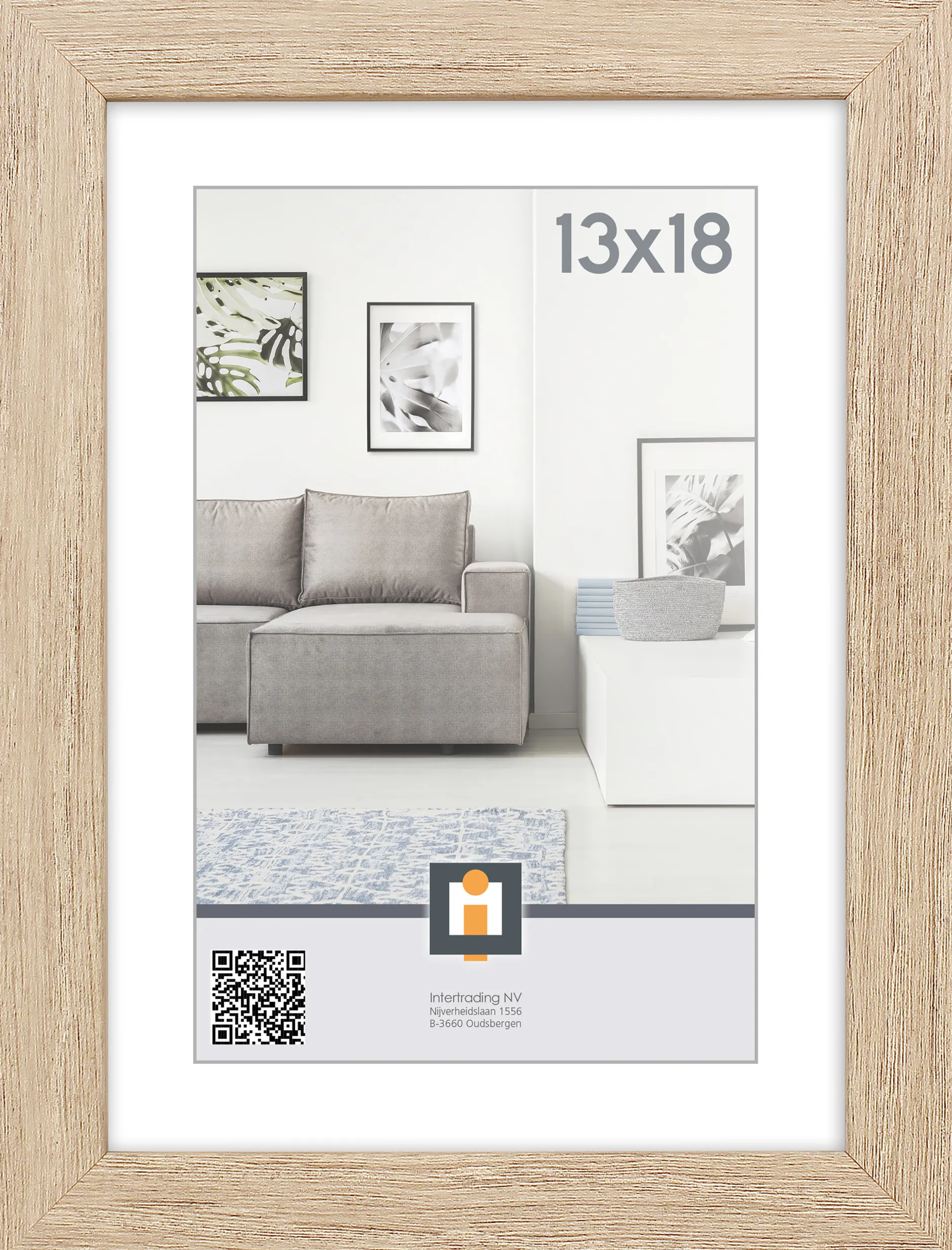 ohgreen Sfeermakers|fotolijst livorno vintage eik 13x18 cm