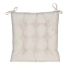 ohgreen Accessoires En Onderhoud|Gewatteerd stoelkussen zand 38x38cm