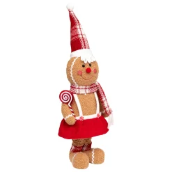 ohgreen Thema Holiday|Kerstdecoratie|Gingerbreadman h89cm