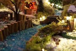 ohgreen Lemax Kerstdorpen|Glassteentjes blauw 440g