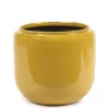 ohgreen Potten En Vazen|Glazed shades Sierpot costa 21x21x21 honey