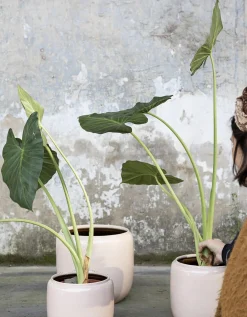 ohgreen Potten En Vazen|Glazed shades Sierpot costa l21xb21xh21 roze