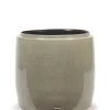 ohgreen Potten En Vazen|Glazed shades Sierpot l30 x b30 x h30 grijs