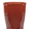 ohgreen Potten En Vazen|Glazed shades Sierpot lines l40xb40xh44 rood
