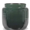 ohgreen Potten En Vazen|Glazed shades Sierpot l40xb40xh36,5 d.groen