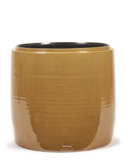 ohgreen Potten En Vazen|Glazed shades Sierpot l38xb38xh38 honey