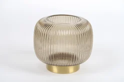 ohgreen Potten En Vazen|Glazen vaas linjo brown