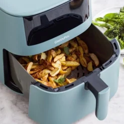 ohgreen Keukentoestellen|Greenpan bistro xxl airfryer - smokey blue - pfas-vrije keramische antiaanbaklaag - 7,2l mand - 11 presets