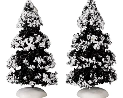 ohgreen Lemax Kerstdorpen|Groenblijvende boom, set van 2, klein