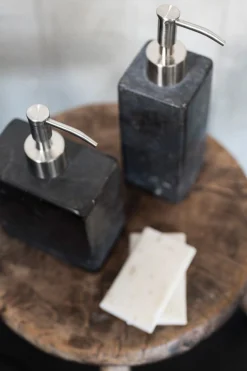 ohgreen Badkamer|Hammam zeepdispenser d.grijs