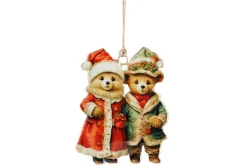 ohgreen Thema Classic|Kerstornamenten|Hanger vintage bears rood groen