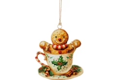 ohgreen Kerstornamenten|Thema Holiday|Hanger vintage cookie bruin