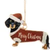 ohgreen Thema Classic|Kerstornamenten|Hanger vintage dog rood wit