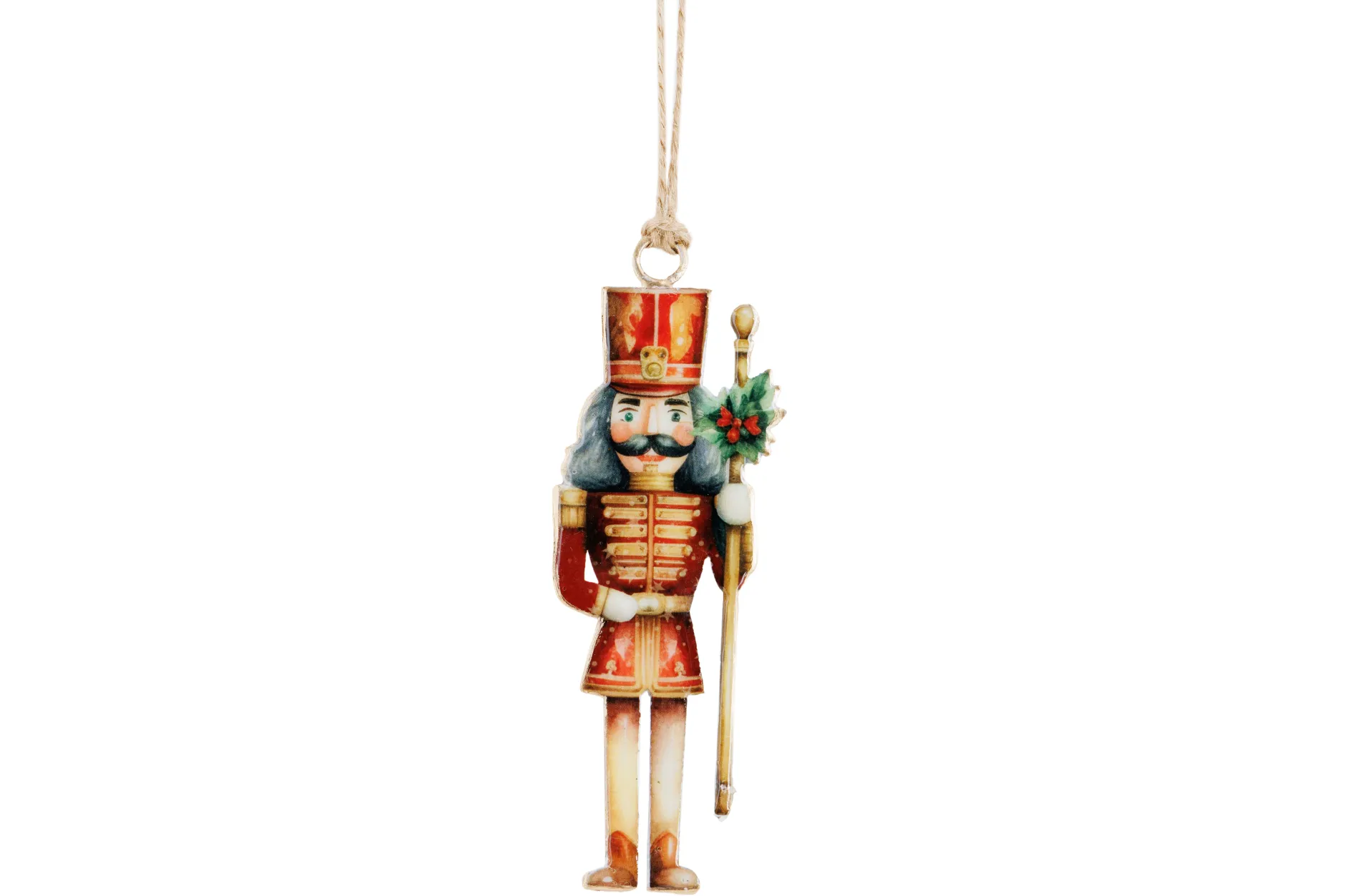 ohgreen Thema Classic|Kerstornamenten|Hanger vintage nutcracker rood