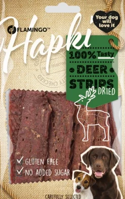 ohgreen Werelddierendag|Hond Voeding|Hapki deer strips 85gr