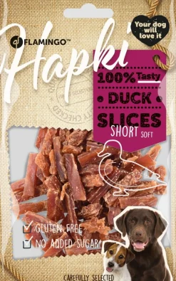 ohgreen Werelddierendag|Hond Voeding|Hapki duck slice short 85gr