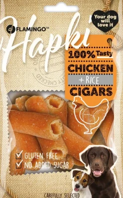 ohgreen Hond Voeding|Werelddierendag|Hapki kip & rijstsigaar 85gr