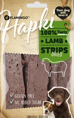 ohgreen Werelddierendag|Hond Voeding|Hapki lamb strips 85gr