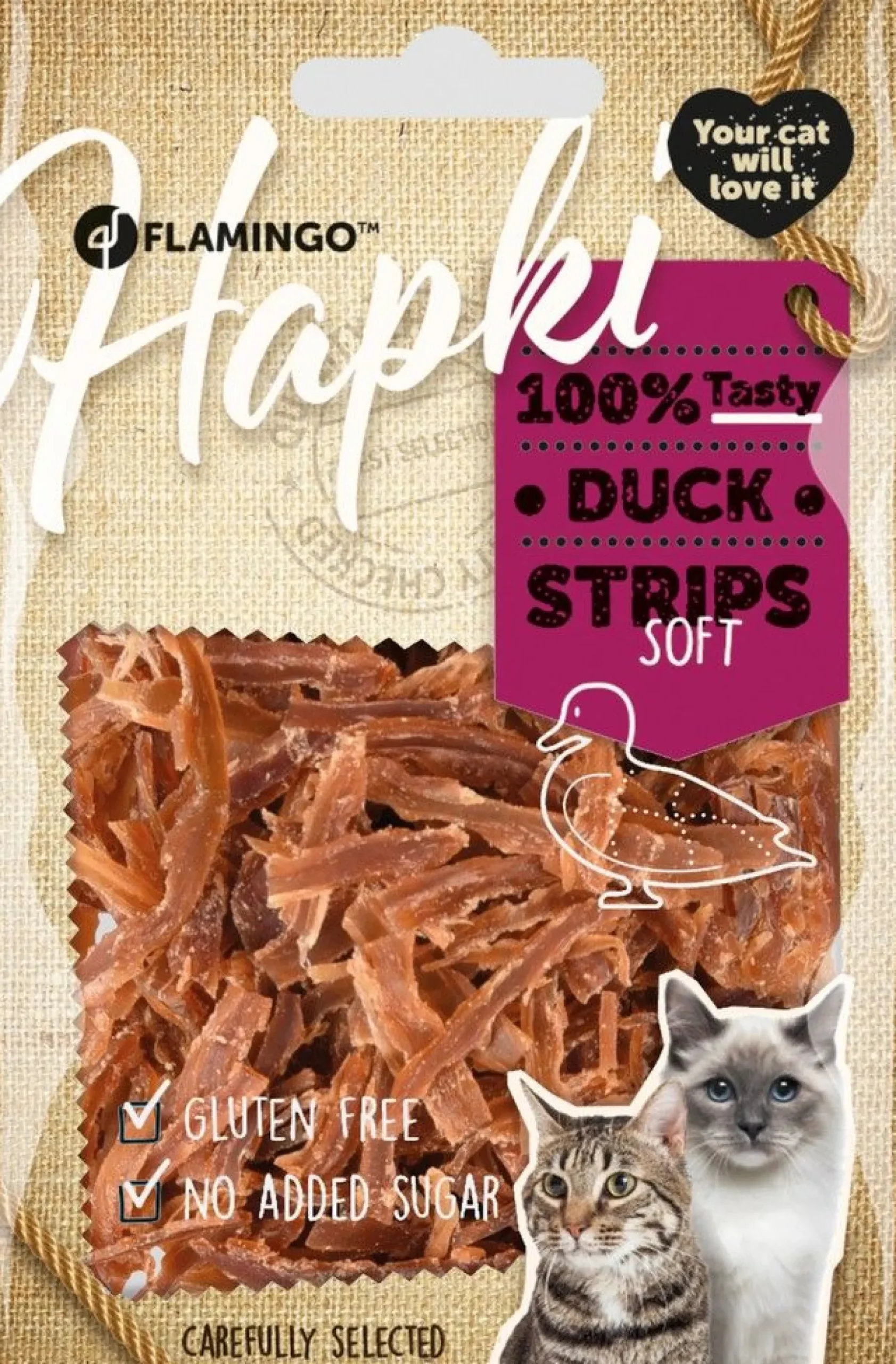 ohgreen Werelddierendag|Kat Voeding|Hapki soft duck strips 50gr