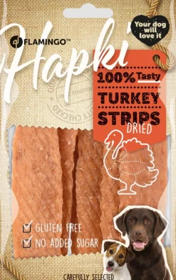 ohgreen Werelddierendag|Hond Voeding|Hapki turkey strips 85gr