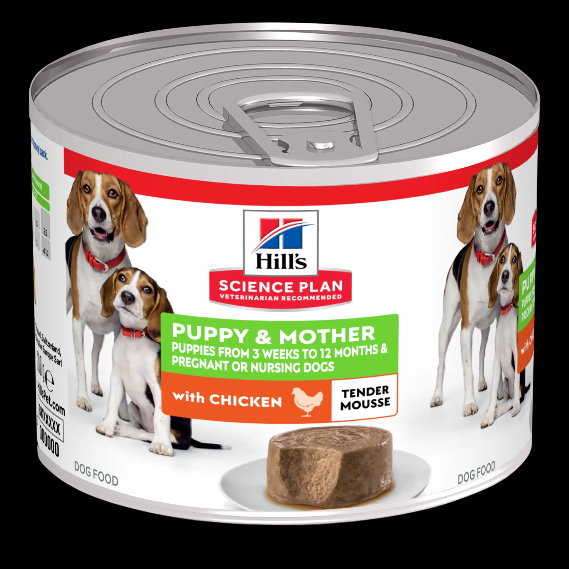 ohgreen Hond Voeding|Hill's science plan puppy & mother tender mousse met kip 200g blik