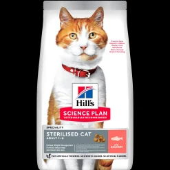 ohgreen Werelddierendag|Kat Voeding|Hill's science plan sterilised cat adult kattenvoer met zalm zak 300g