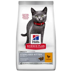 ohgreen Kat Voeding|Hill's science plan sterilised kittenvoer kip zak 300g