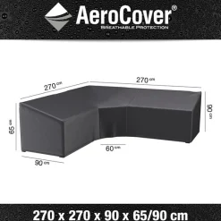 ohgreen Accessoires En Onderhoud|Hoes lounge L/T 270x270x90xh65/90cm