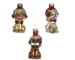 ohgreen Kerstornamenten|Hond glas