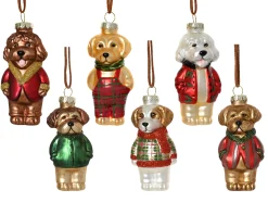 ohgreen Thema Classic|Kerstornamenten|Hond glas mat